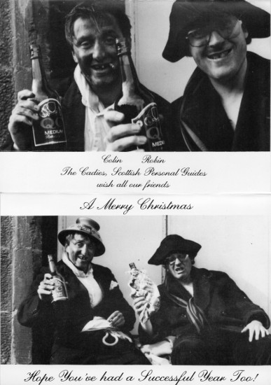 The Cadies Christmas card 1987